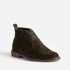 Desert Boots marron en cuir velours