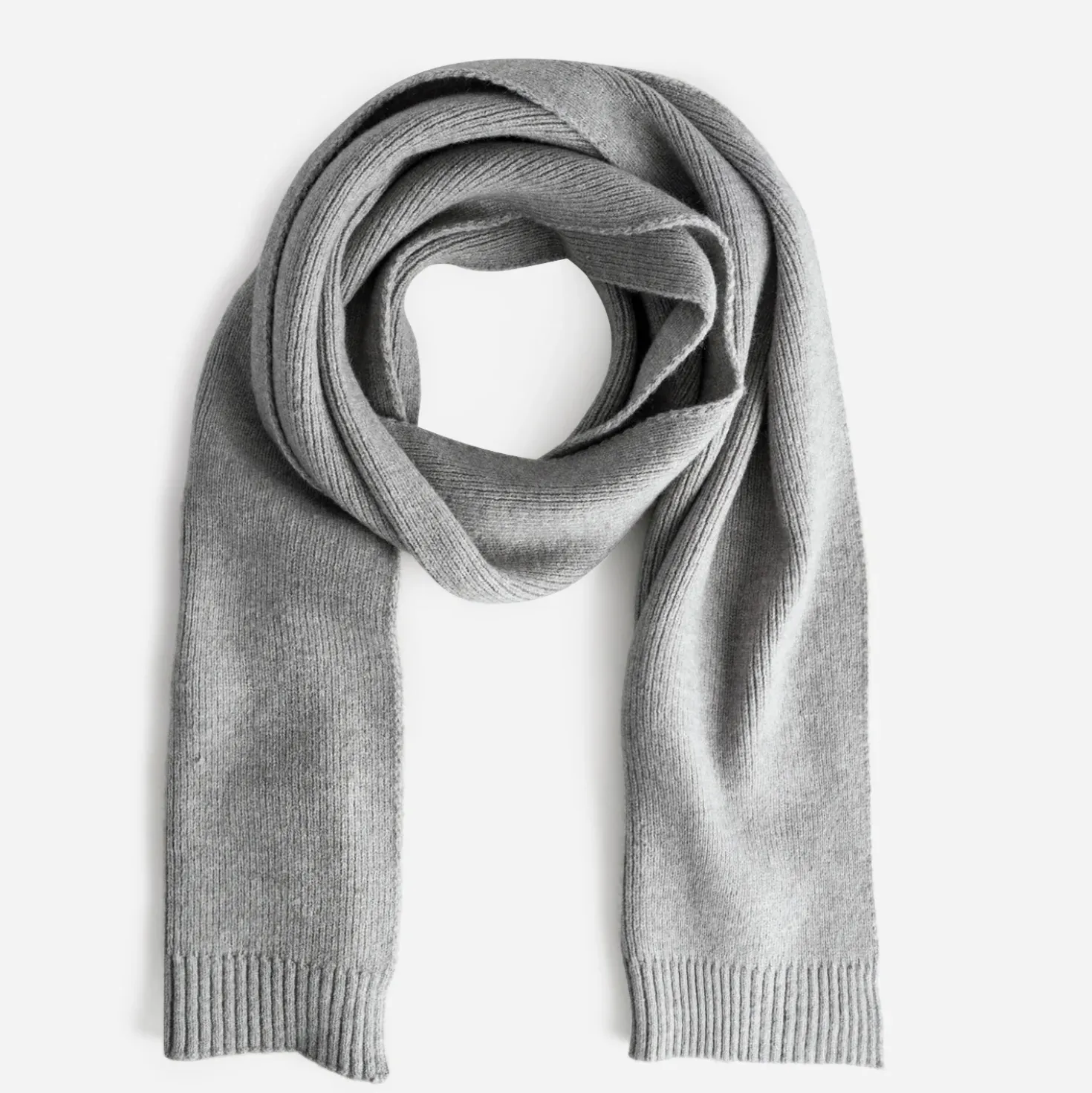 Echarpe grise tricot Homme