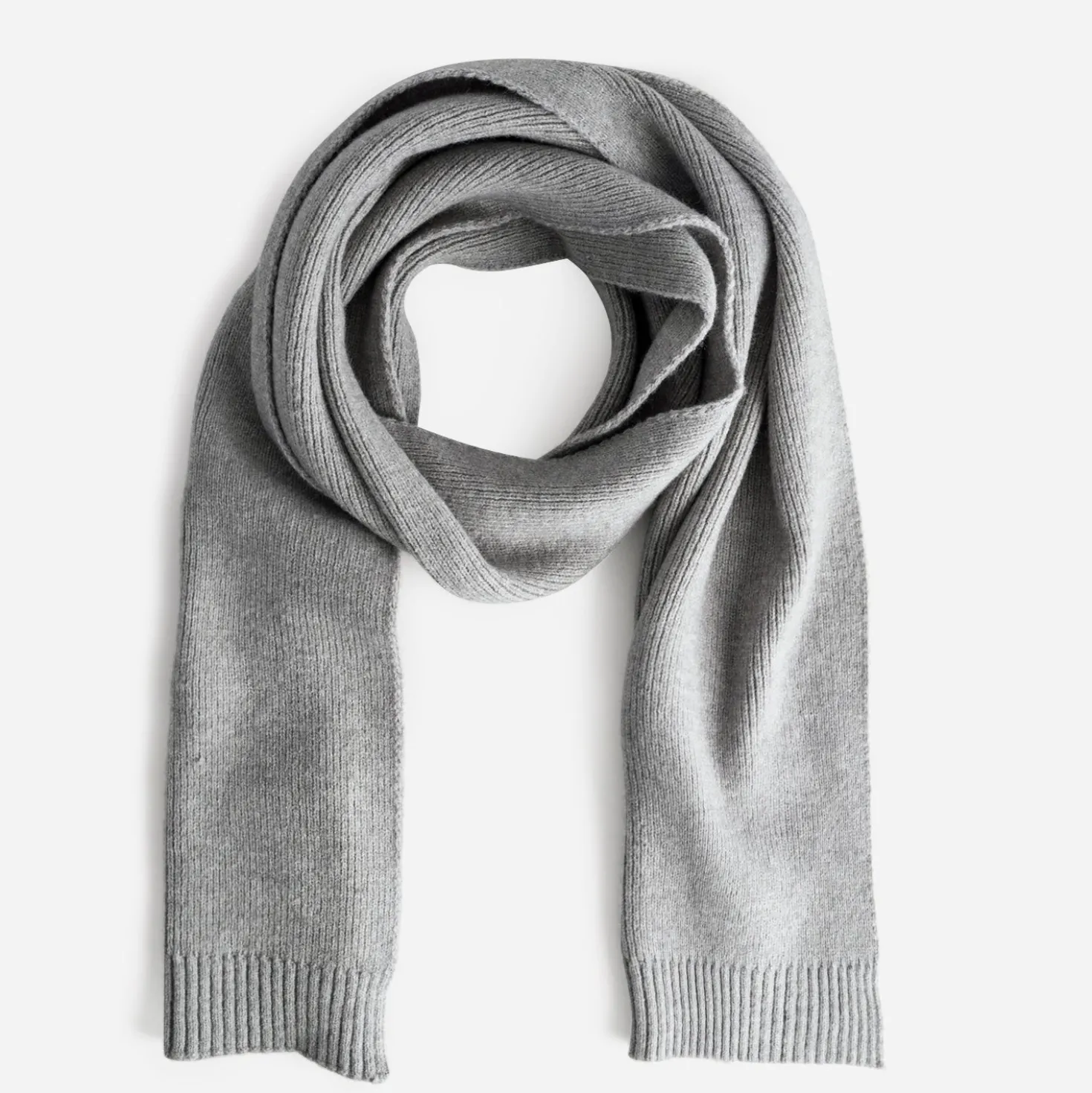 Echarpe grise tricot Homme