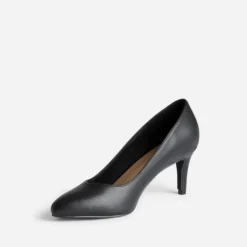 Escarpin noir à bout pointu