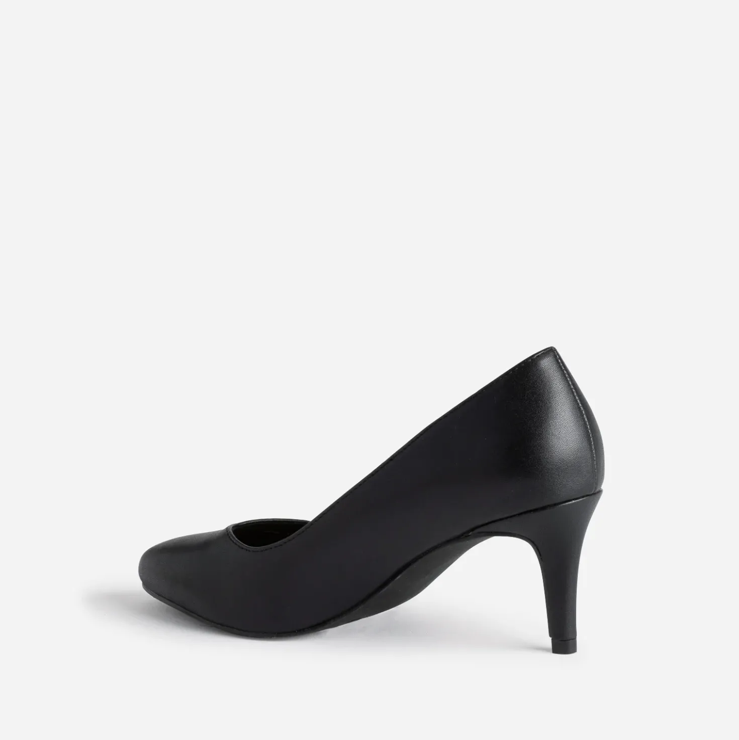 Escarpin noir à bout pointu