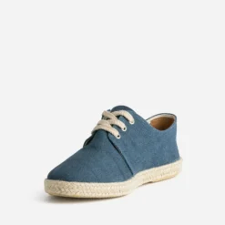 Espadrille bleu marine en toile éco-conçu
