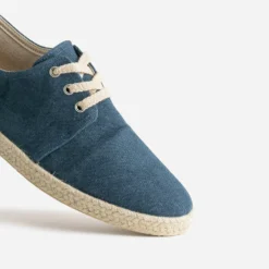 Espadrille bleu marine en toile éco-conçu