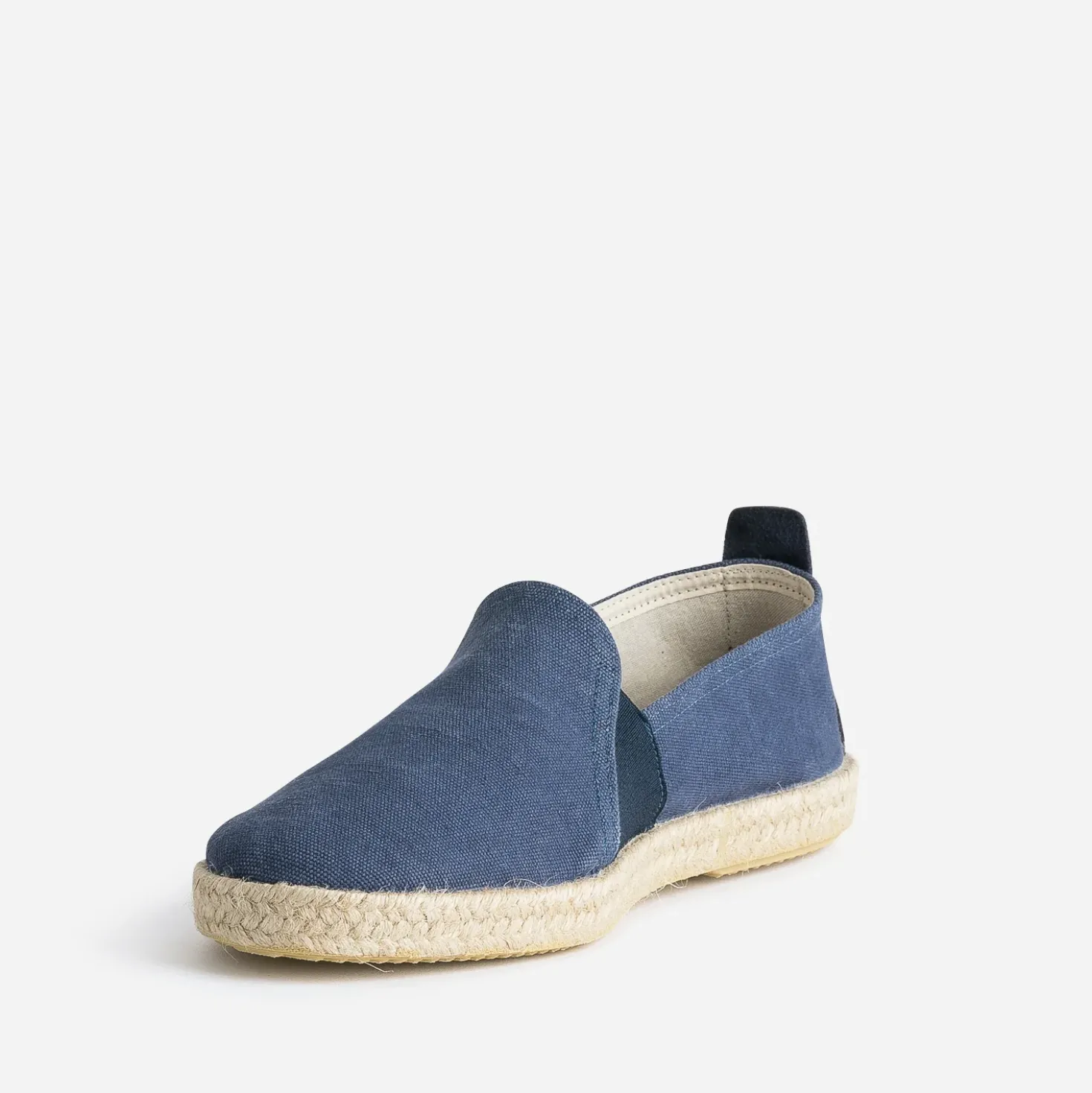 Espadrille bleu marine toile éco-conçue