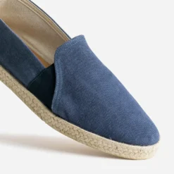 Espadrille bleu marine toile éco-conçue