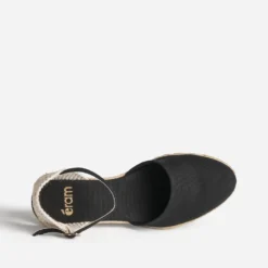 Espadrille compensée en toile