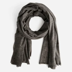 Etole marron à motif carreaux