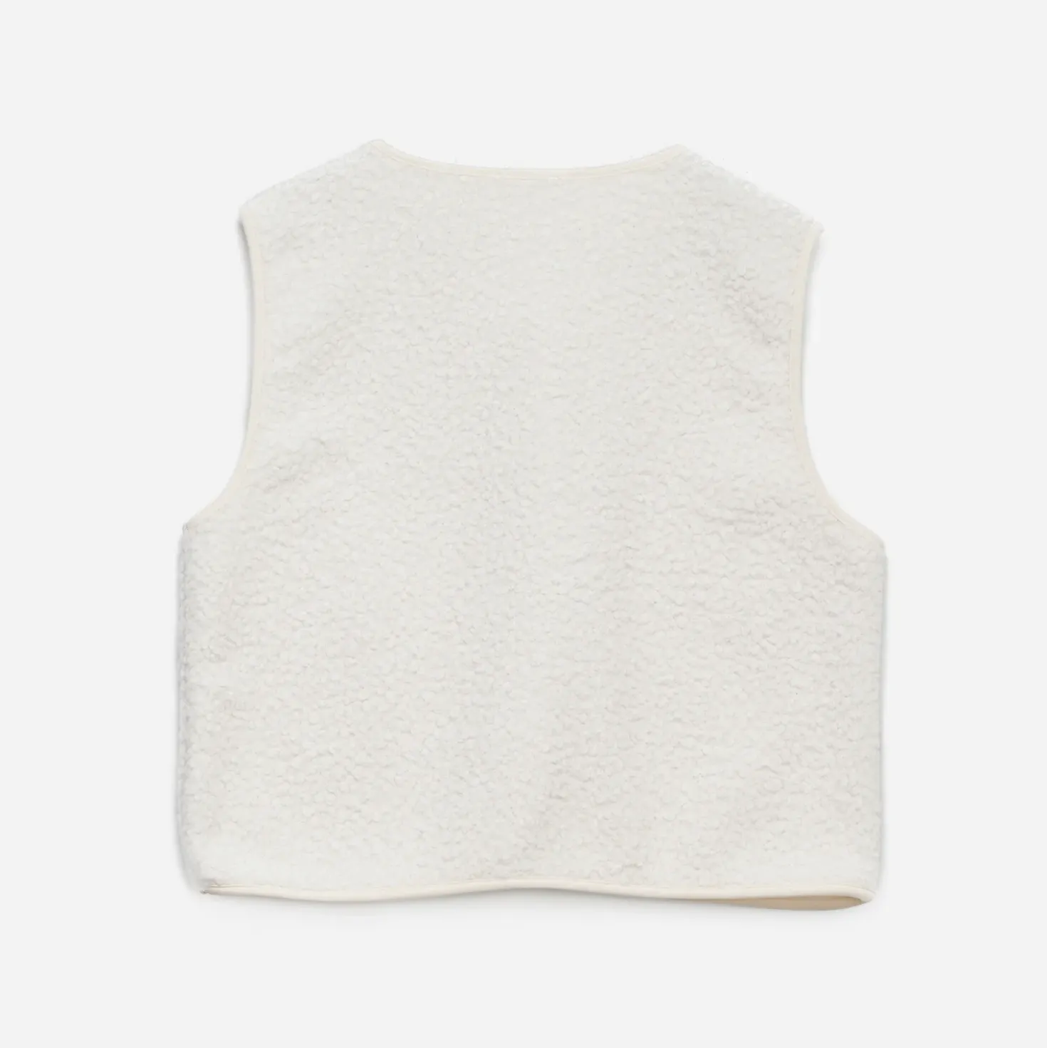 Gilet TEXTO écru sans manches