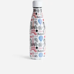 Gourde blanche motif inspiration Paris