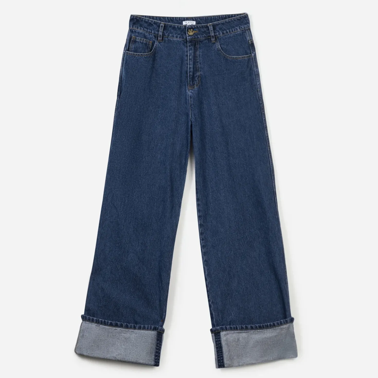 Jean TEXTO bleu à larges revers