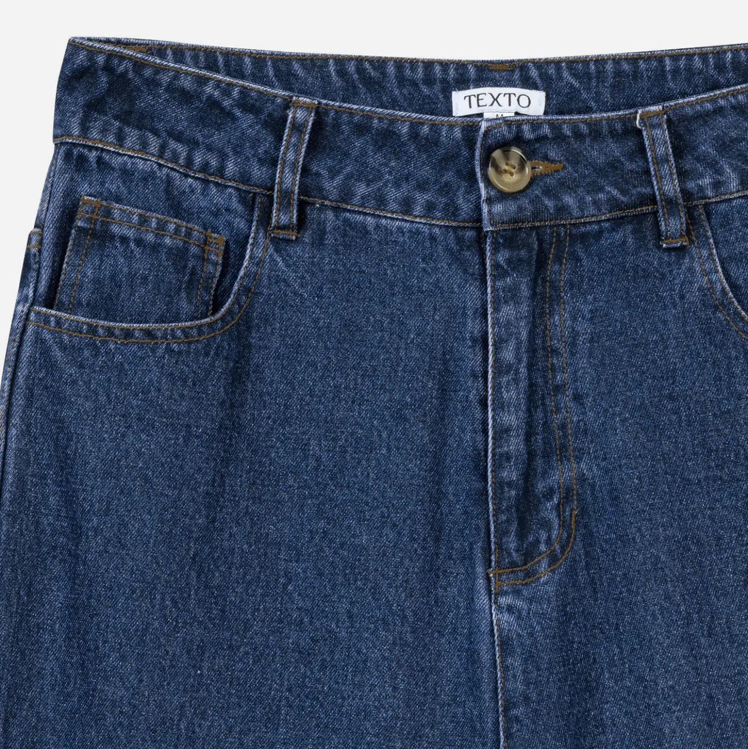 Jean TEXTO bleu à larges revers