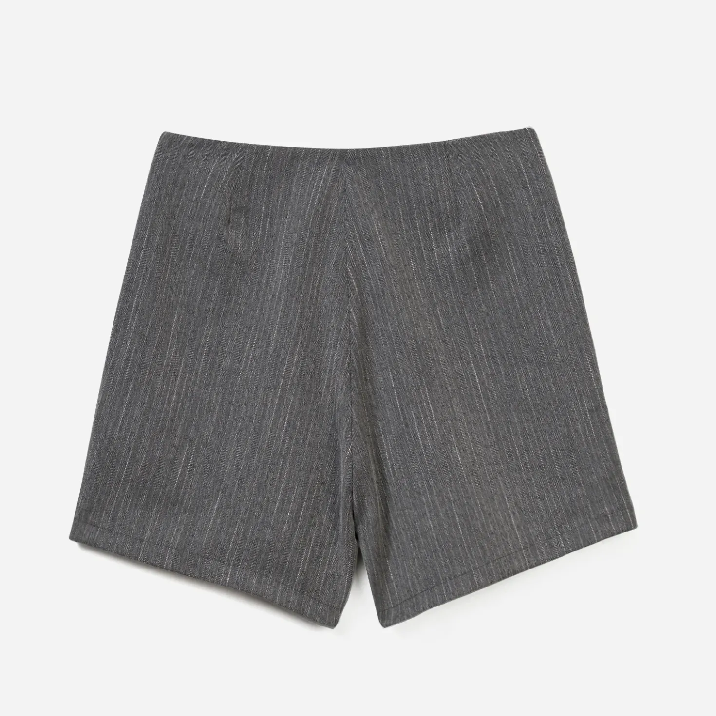 Jupe-short TEXTO grise à rayures tennis