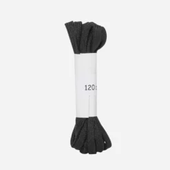 Lacets plats noirs