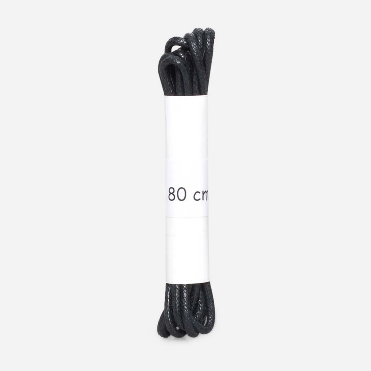 Lacets ronds 80cm noirs