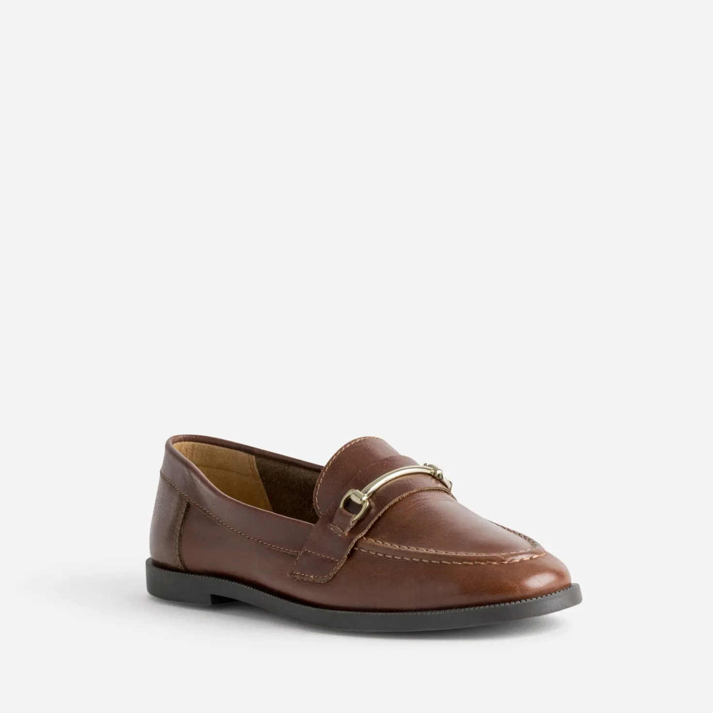 Mocassin cognac cuir