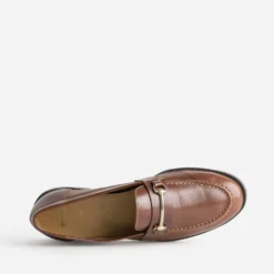 Mocassin cognac cuir