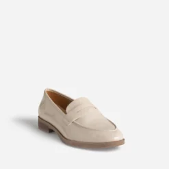 Mocassin ERAM FLEX écru cuir verni
