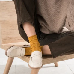 Mocassin ERAM FLEX écru cuir verni
