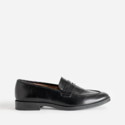 Mocassin ERAM FLEX noir en cuir