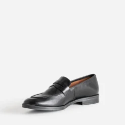 Mocassin ERAM FLEX noir en cuir