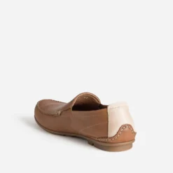 Mocassin FLUCHOS cognac cuir