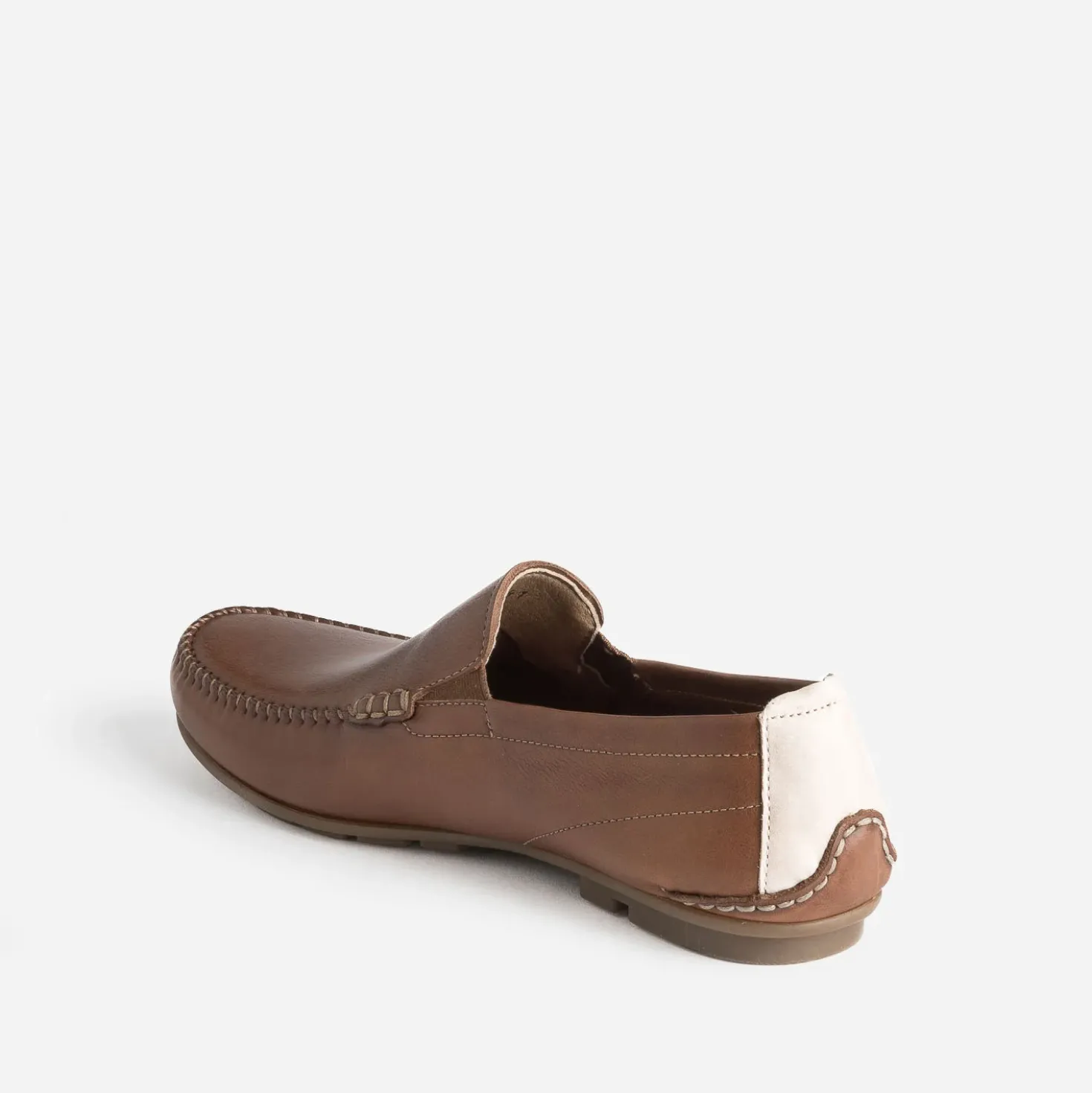 Mocassin FLUCHOS cognac en cuir