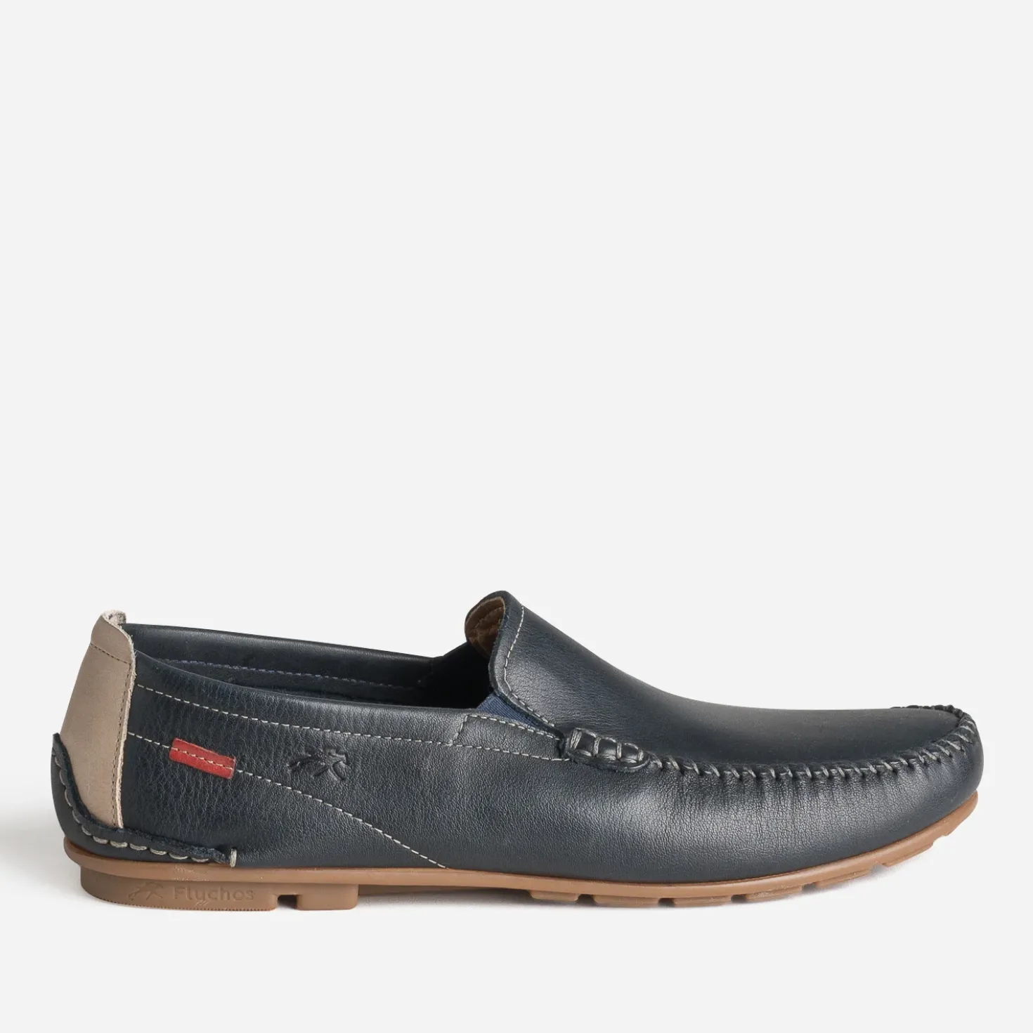 Mocassin FLUCHOS marine cuir