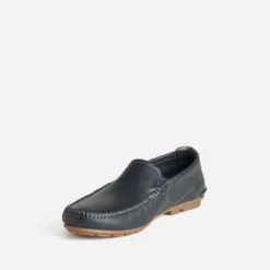 Mocassin FLUCHOS marine cuir