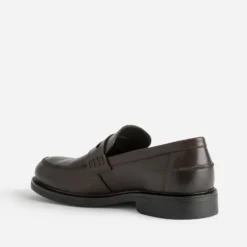 Mocassin marron cuir