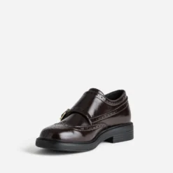 Monk marron bout fleuri