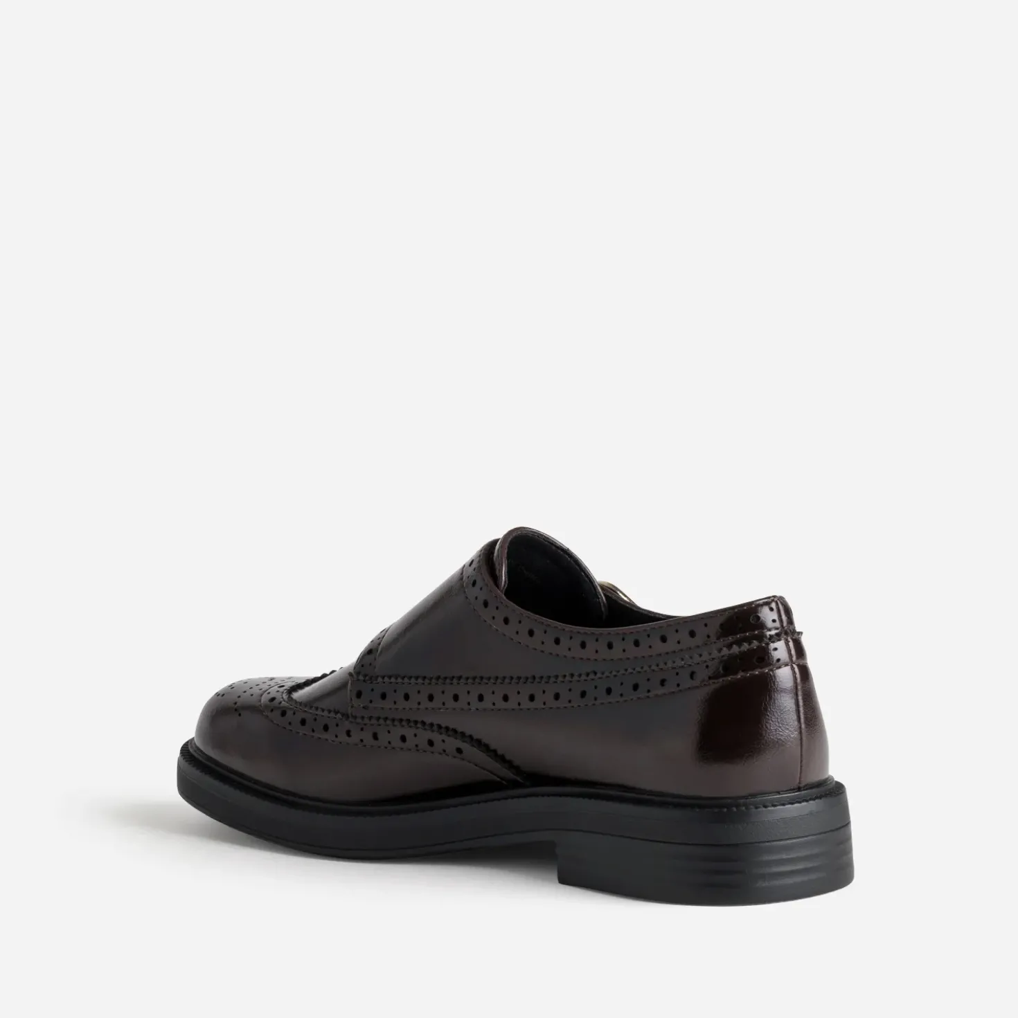 Monk marron bout fleuri