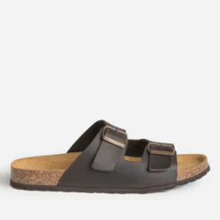 Mule anatomique marron cuir
