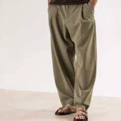 Mule anatomique taupe cuir velours