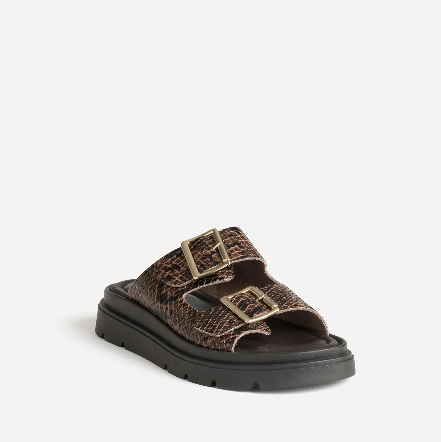 Mule effet python marron