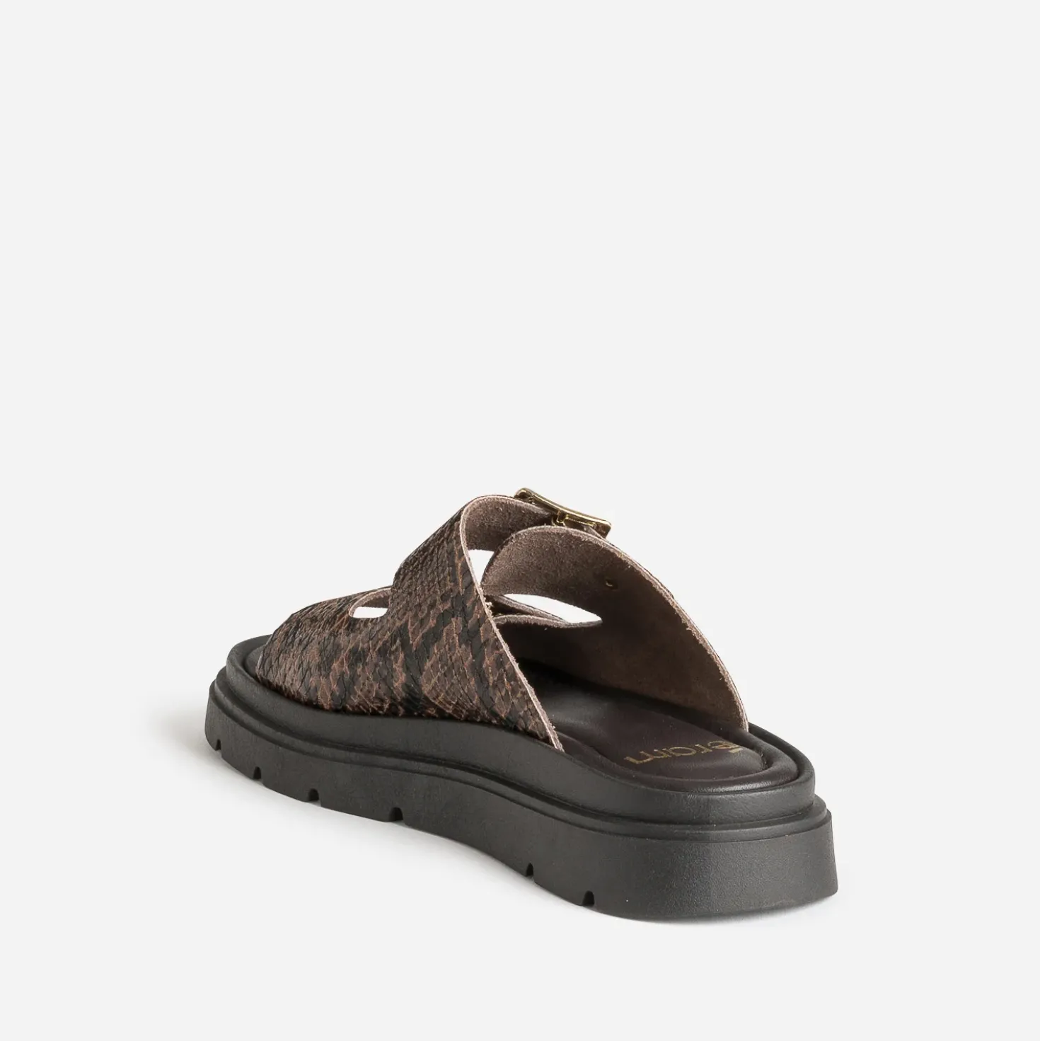Mule effet python marron