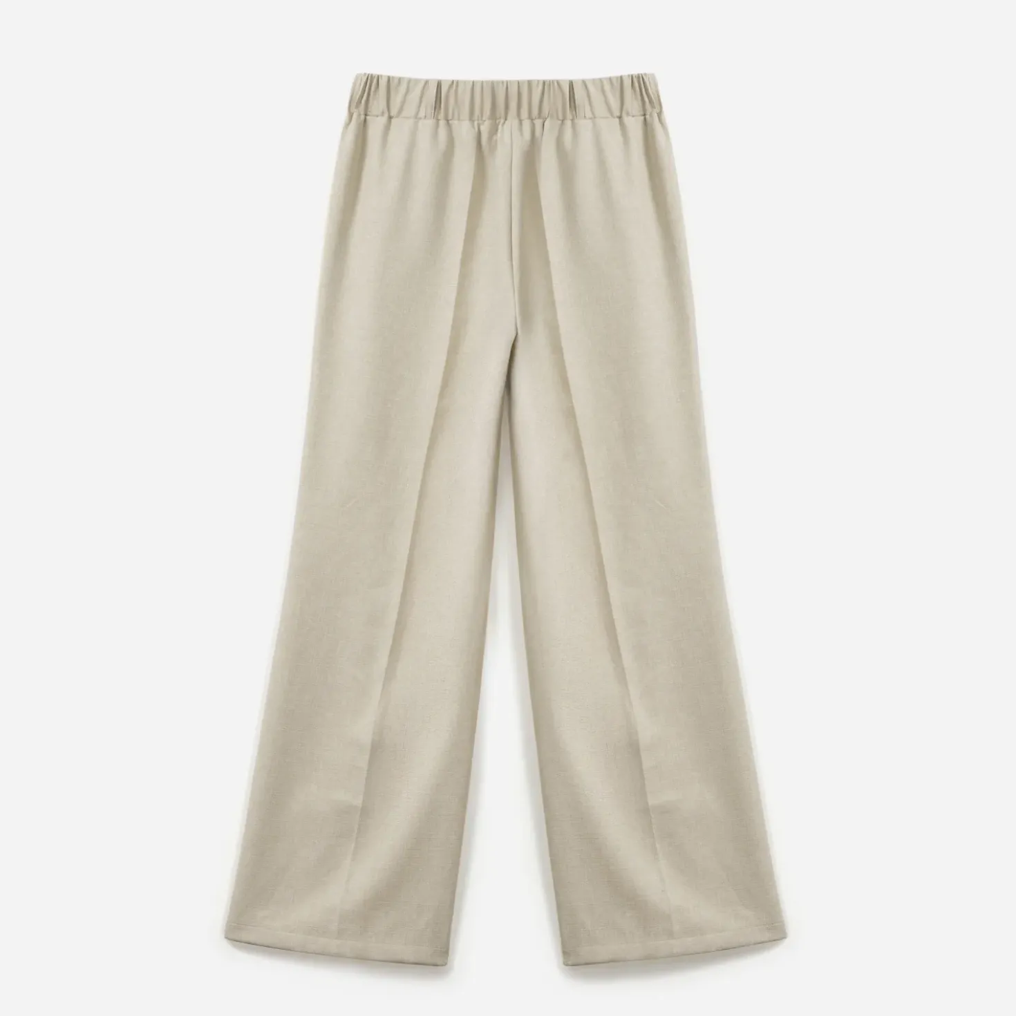 Pantalon TEXTO beige large