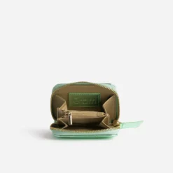 Porte-monnaie femme vert