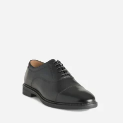 Richelieu noir cuir