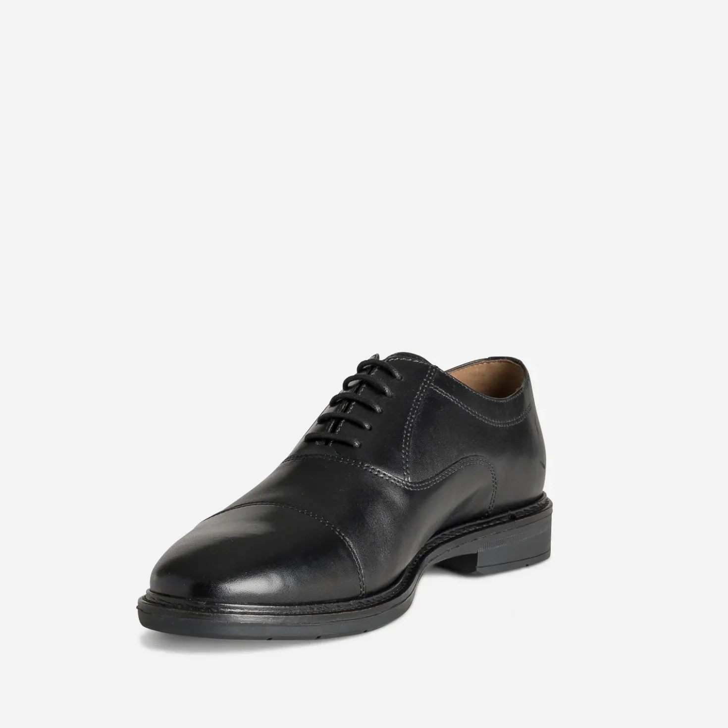 Richelieu noir cuir