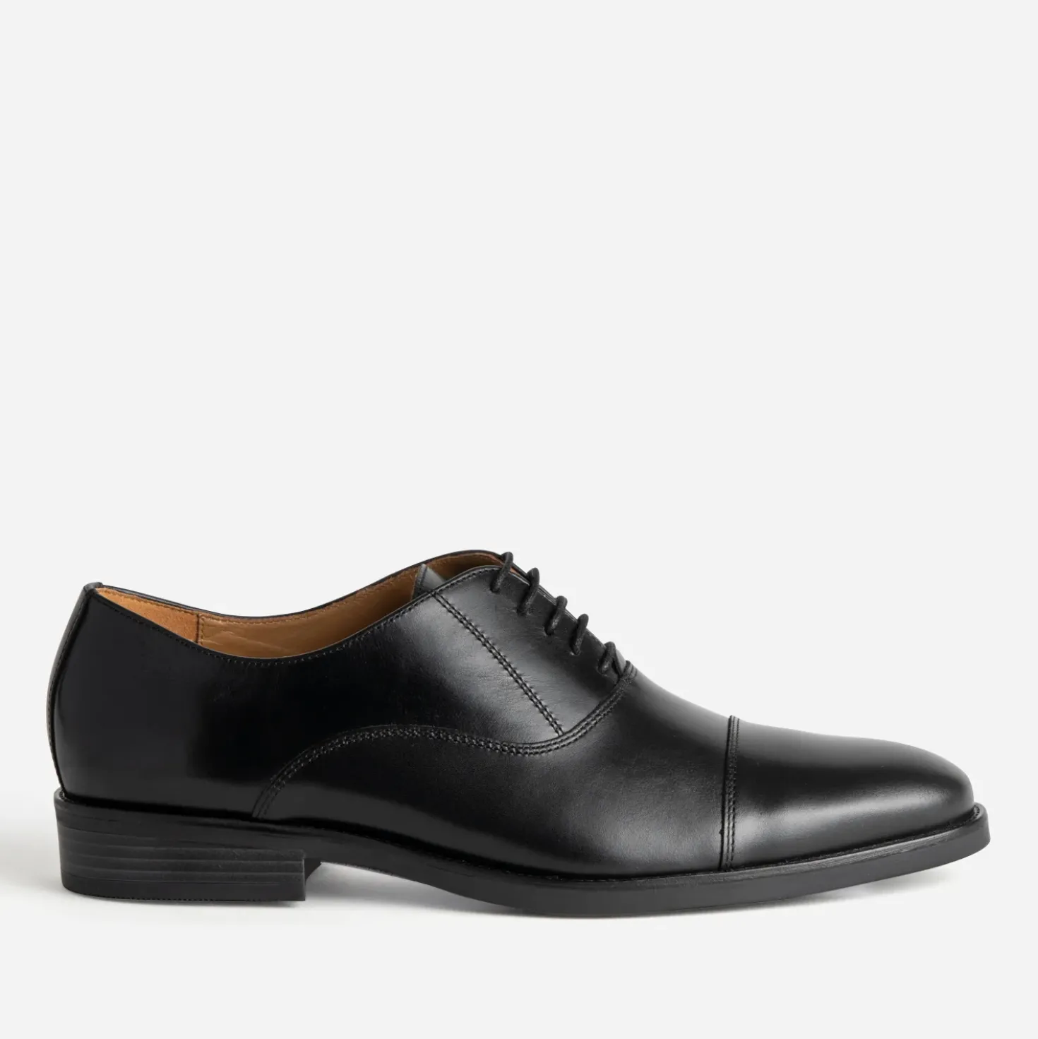Richelieu noir cuir
