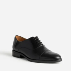 Richelieu noir cuir