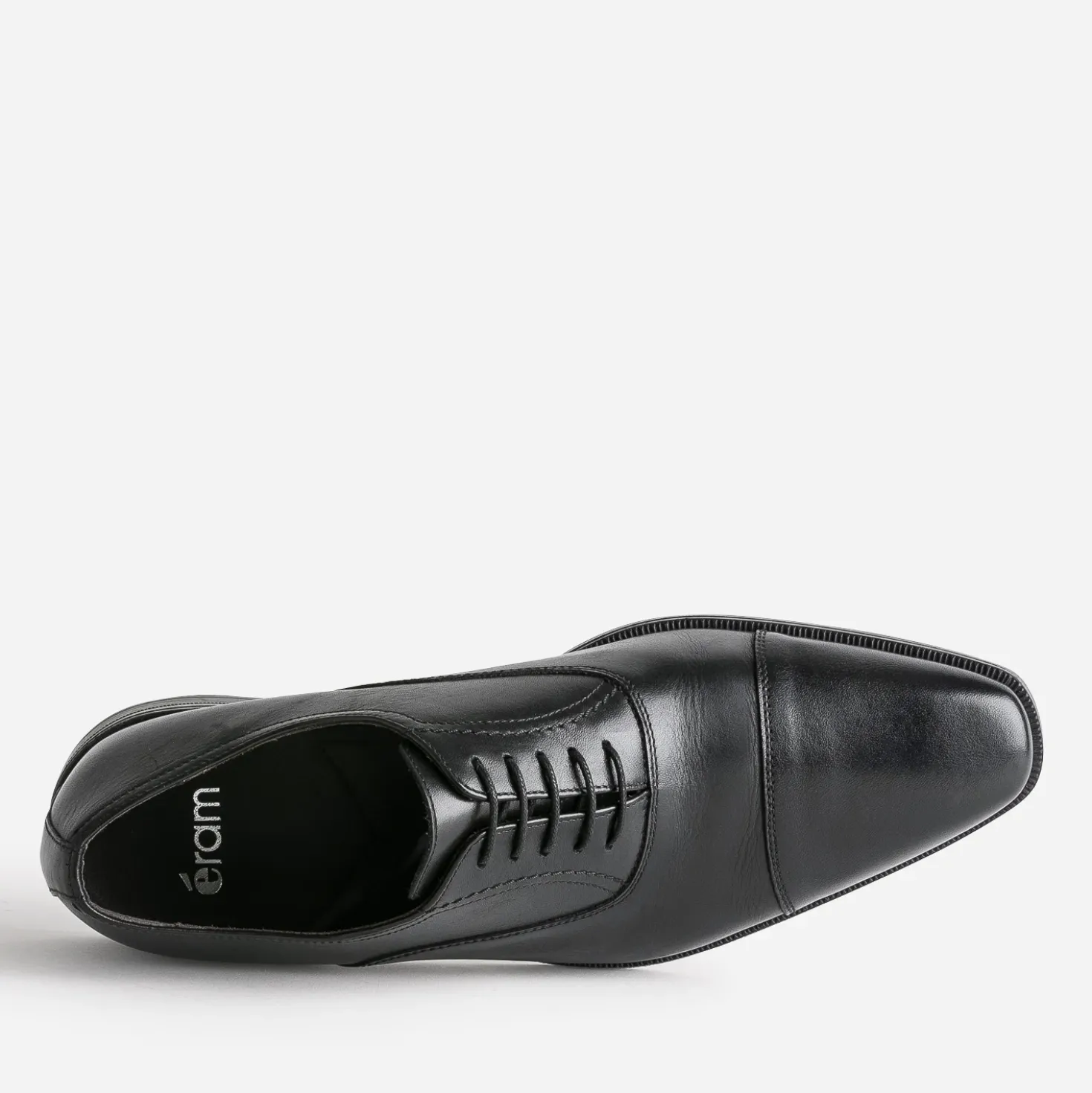Richelieu noir en cuir