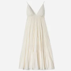 Robe fines bretelles TEXTO beige