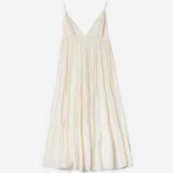 Robe fines bretelles TEXTO beige