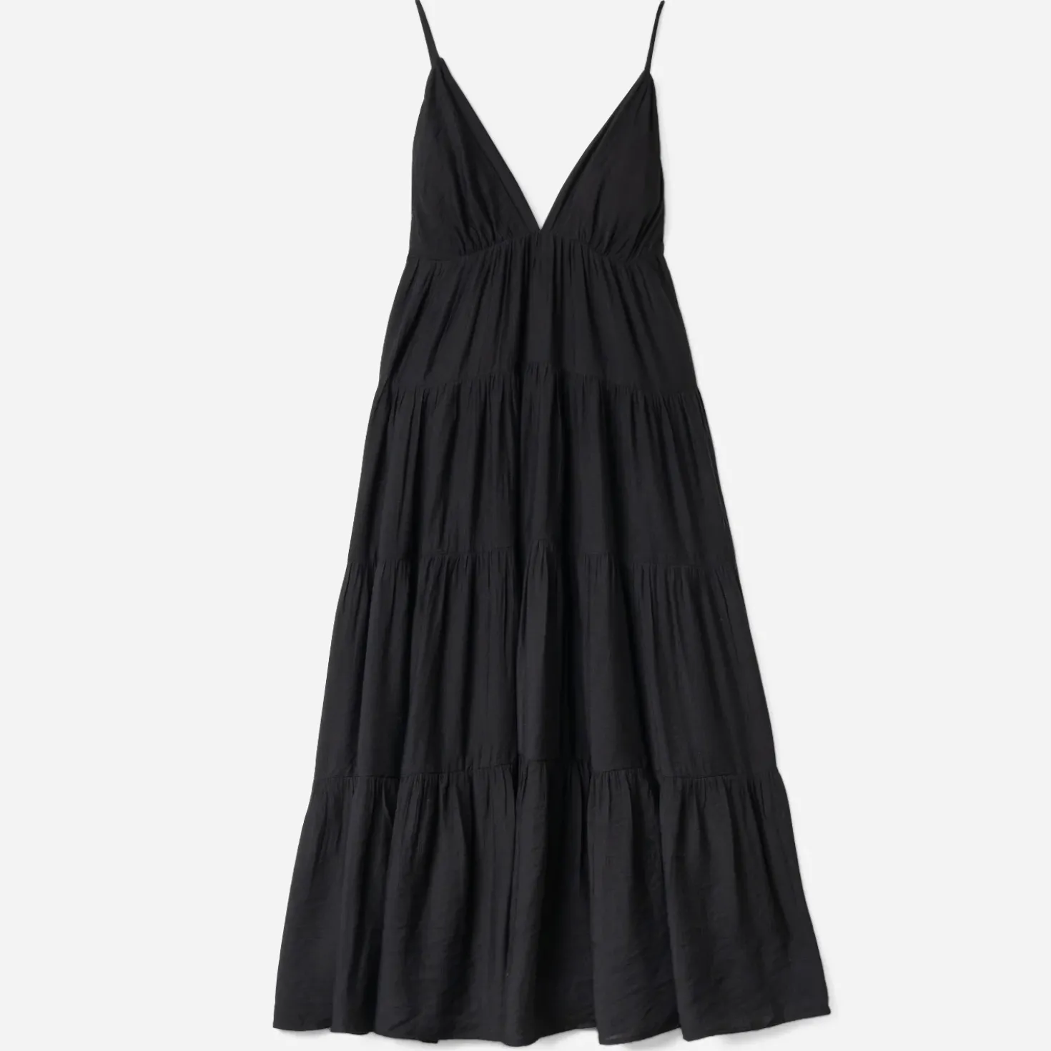 Robe fines bretelles TEXTO noire