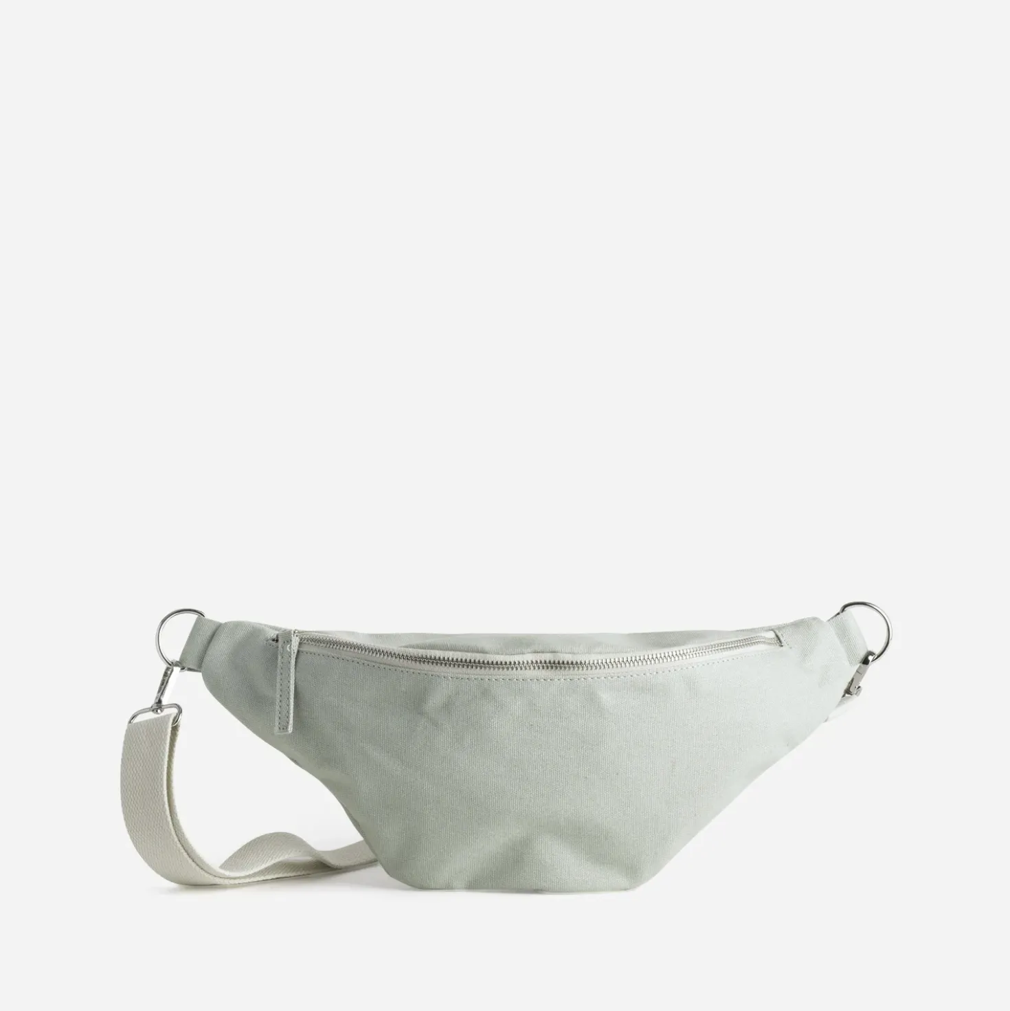 Sac-banane TEXTO vert d'eau textile