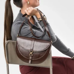 Sac bandoulière marron