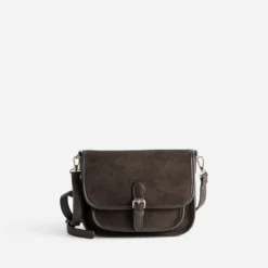 Sac bandoulière marron deux compartiments