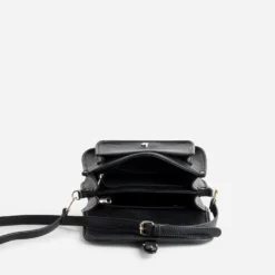 Sac bandoulière noir deux compartiments