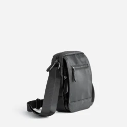 Sac bandoulière noir homme